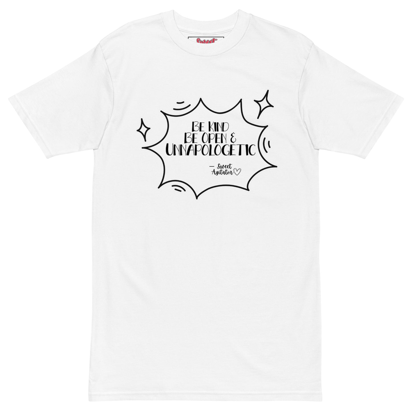 Men’s premium heavyweight tee by Sweet Agitator