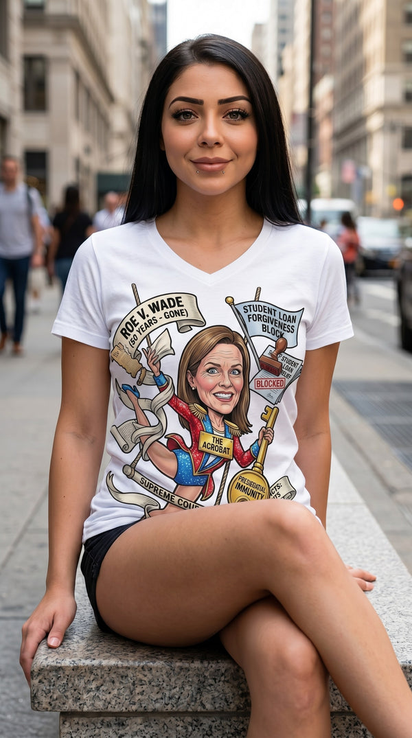 The Acrobat — Episode 1 Women's V-Neck Tee by Sweet Agitator