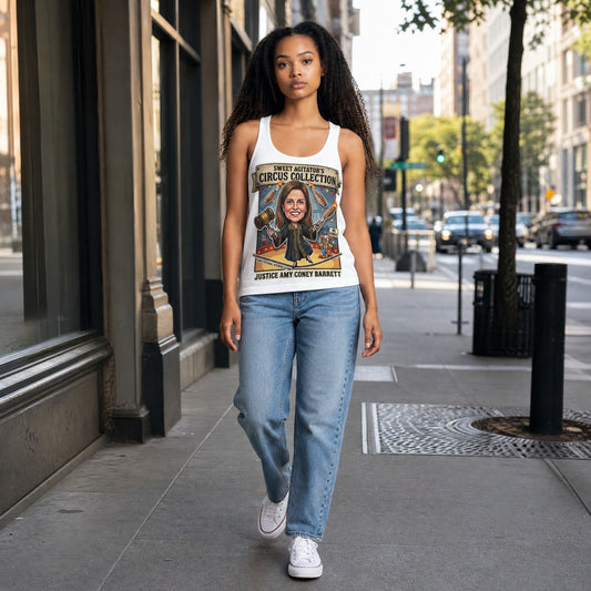 #NOKINGS Protest Tank Top ACB Justice Amy Coney Barrett by Sweet Agitator