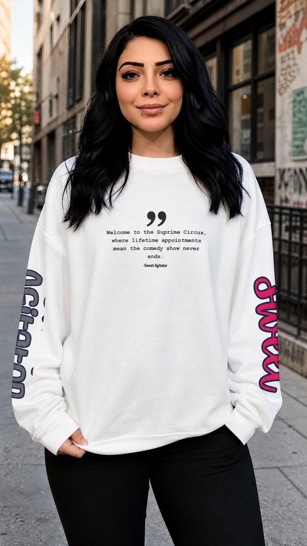 Welcome to the Supreme Circus — Pullover Crewneck by Printify