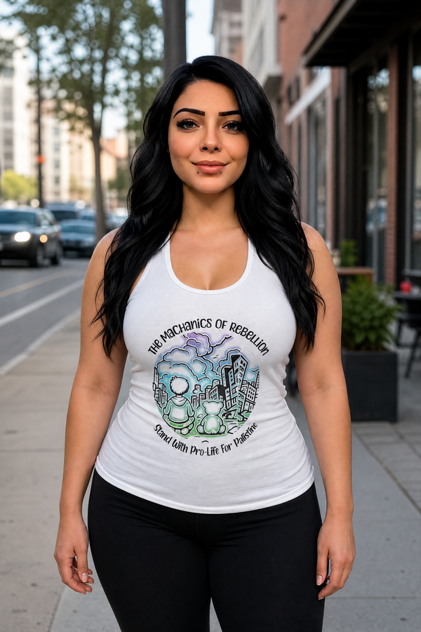 Mechanics of Rebellion Racerback Tank by Printify