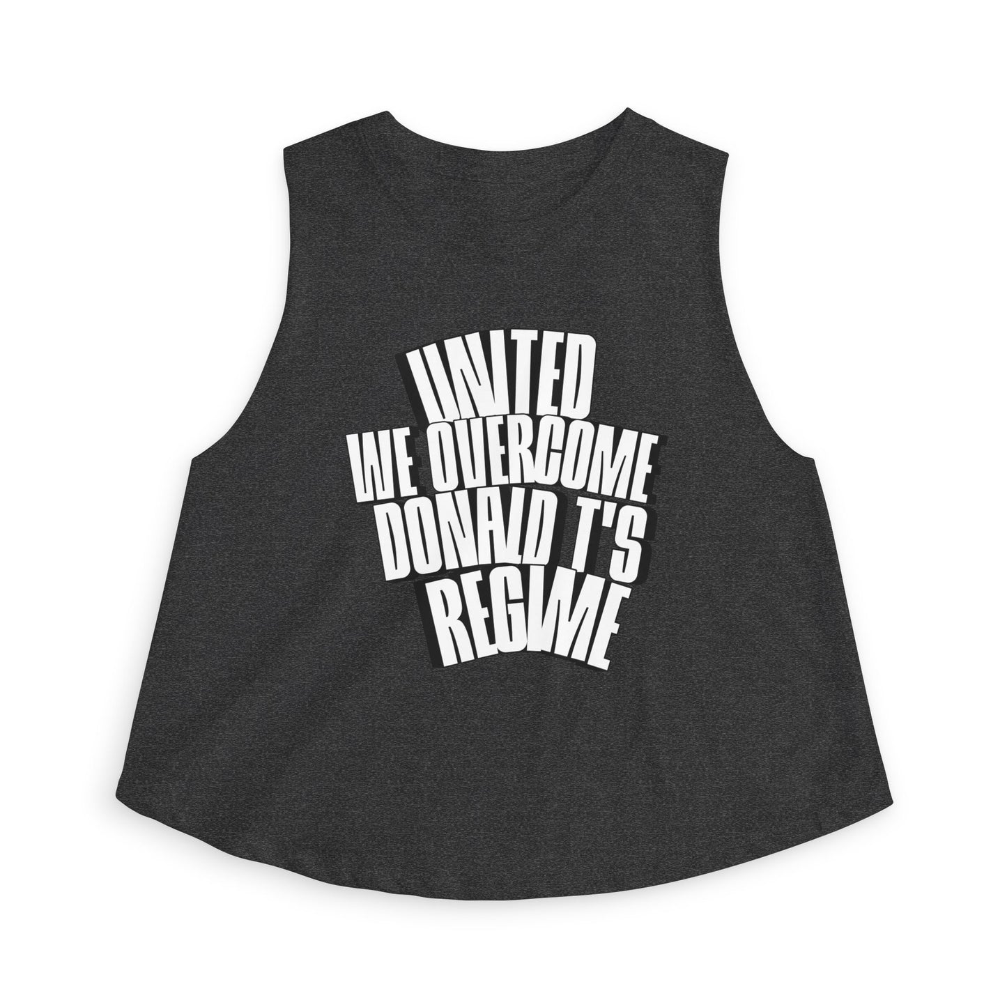 United We Overcome, Donald T's Regime Bold Protest Tank by Printify