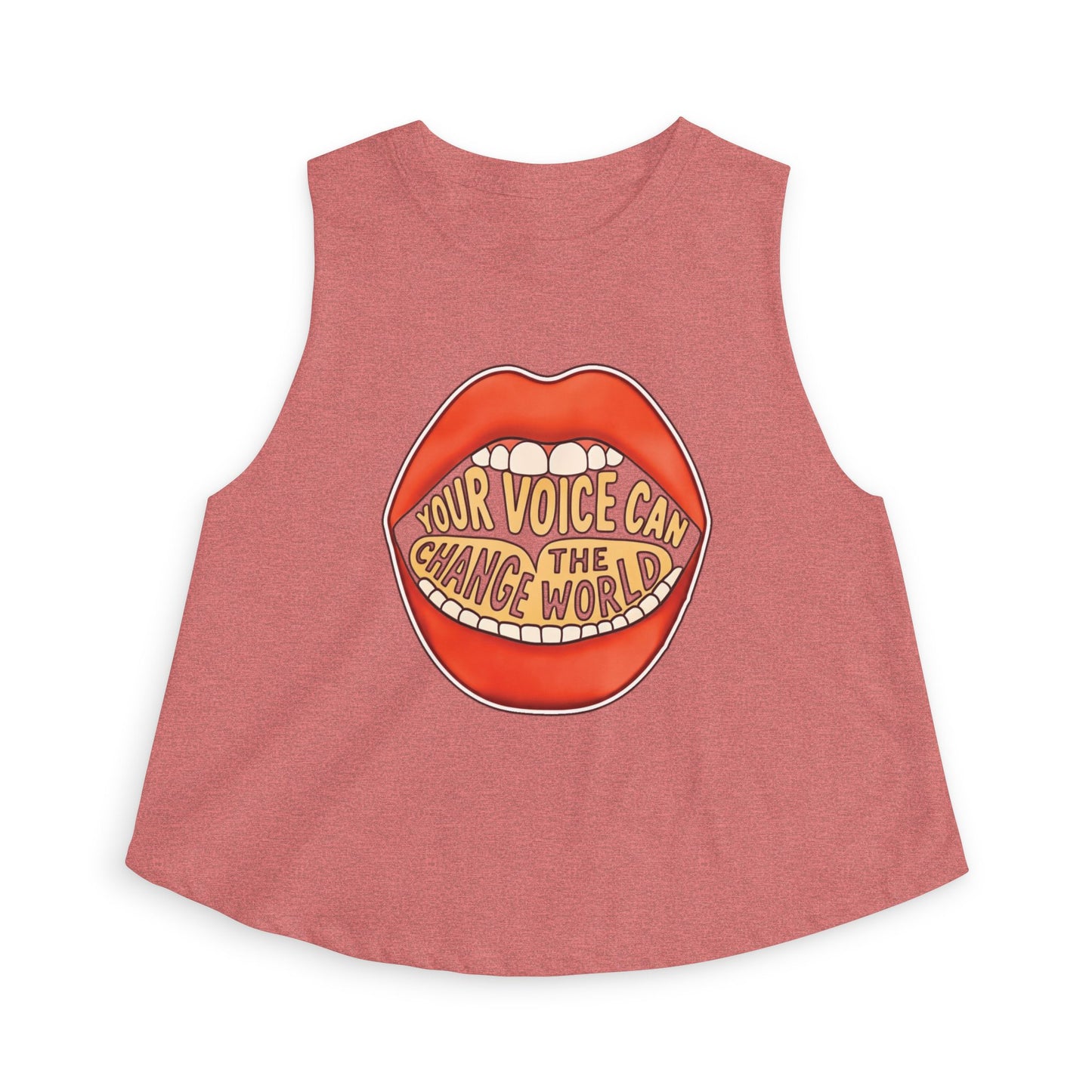 Your Voice Can Change the World Crop Top by Printify