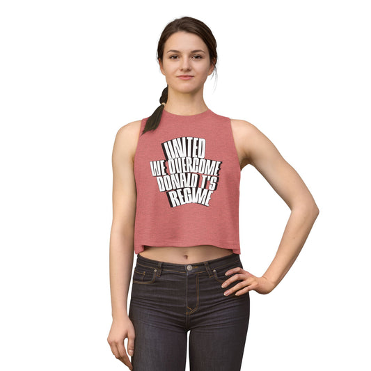 United We Overcome, Donald T's Regime Bold Protest Tank by Printify