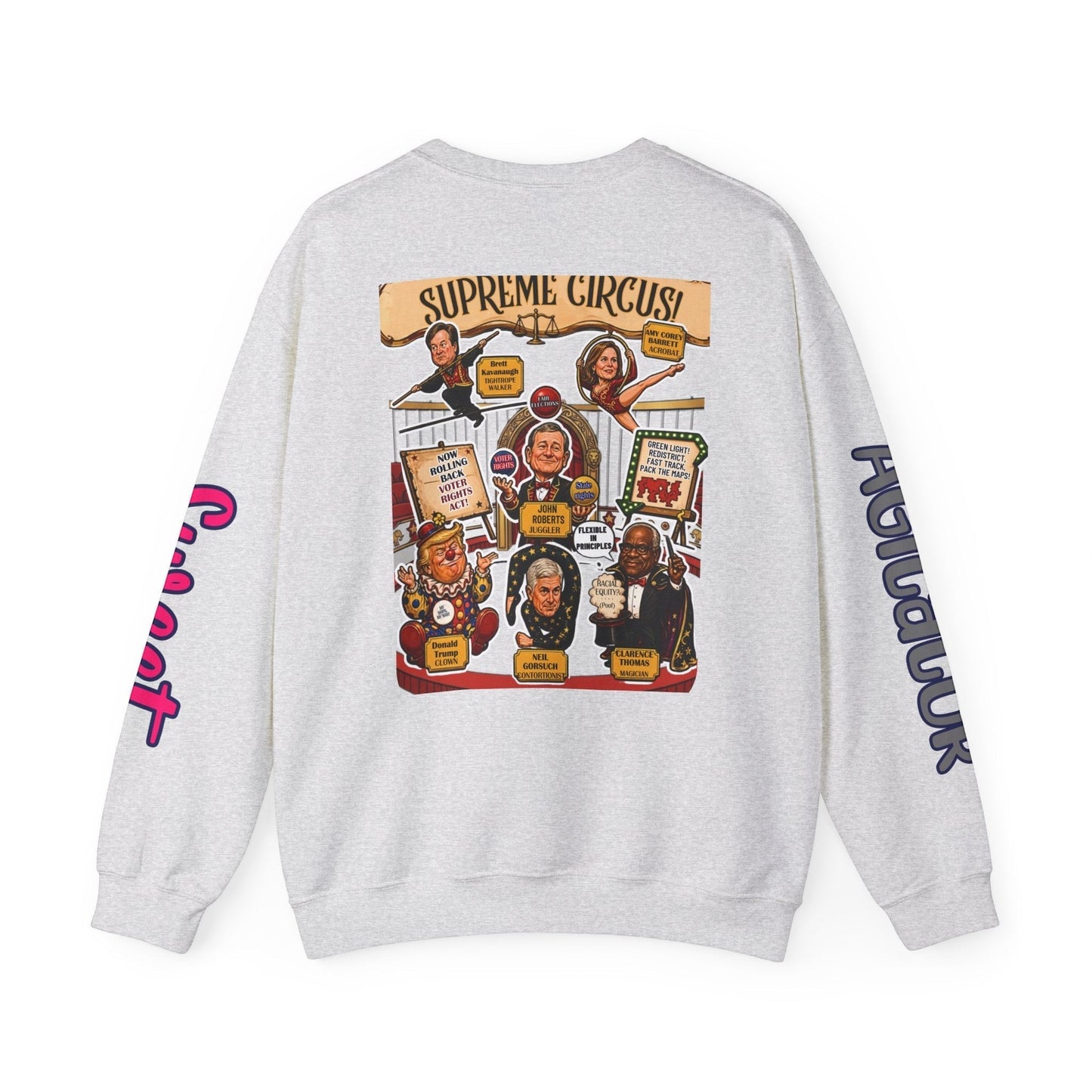 Welcome to the Supreme Circus — Pullover Crewneck by Printify