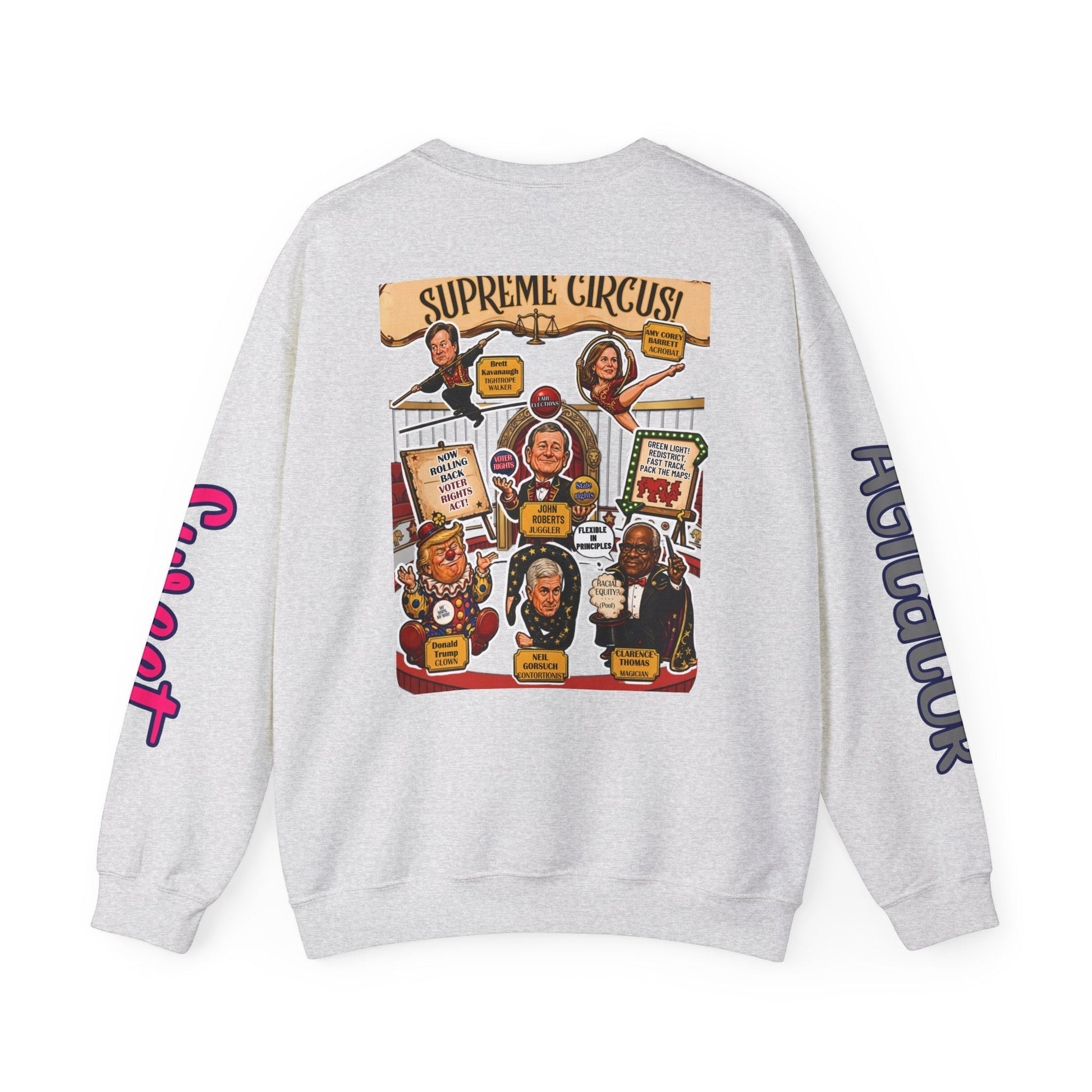 Welcome to the Supreme Circus — Pullover Crewneck by Printify