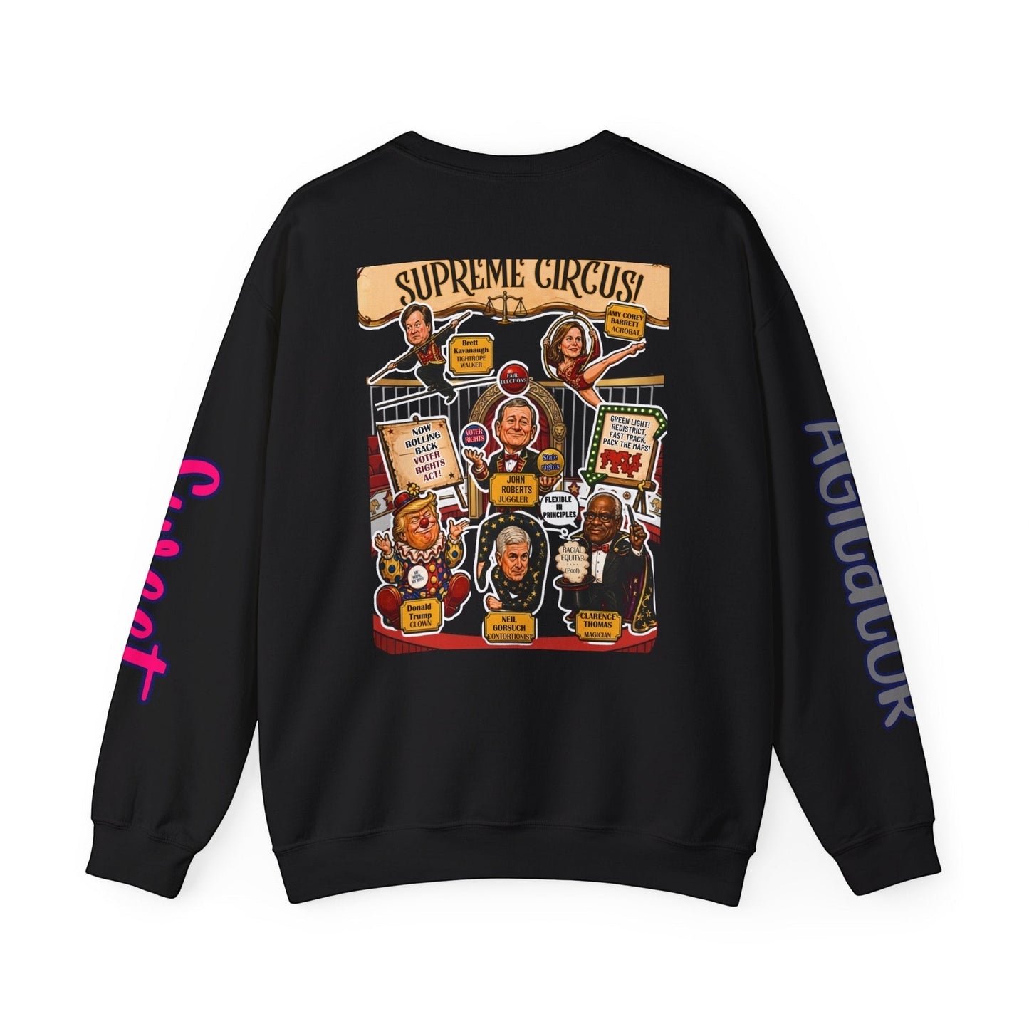 Welcome to the Supreme Circus — Pullover Crewneck by Printify