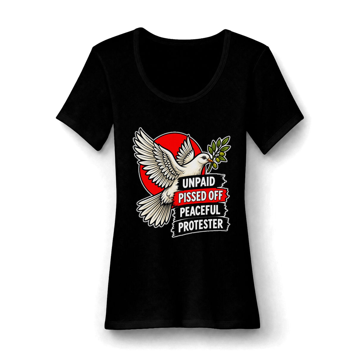 Women's V.I.T. Rib Scoop Neck Tee Layering Shirt by Printify
