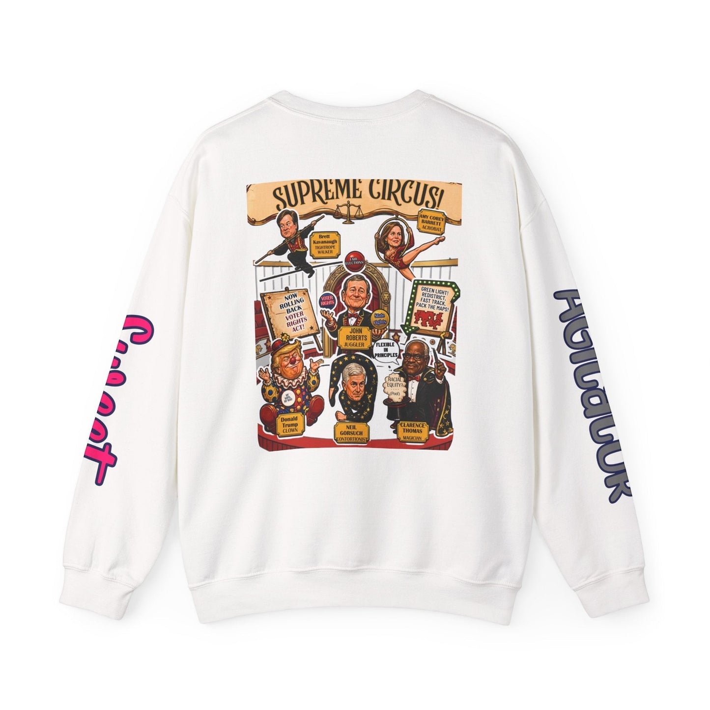 Welcome to the Supreme Circus — Pullover Crewneck by Printify