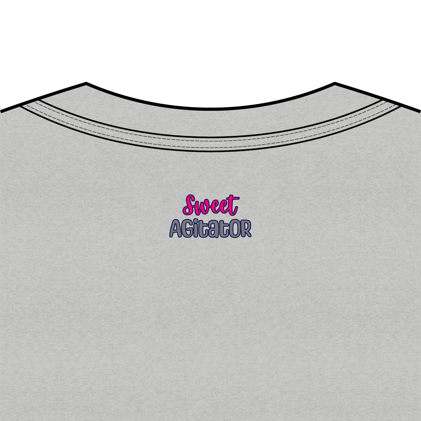 Sweet Agitator V-Neck Tee by Printify