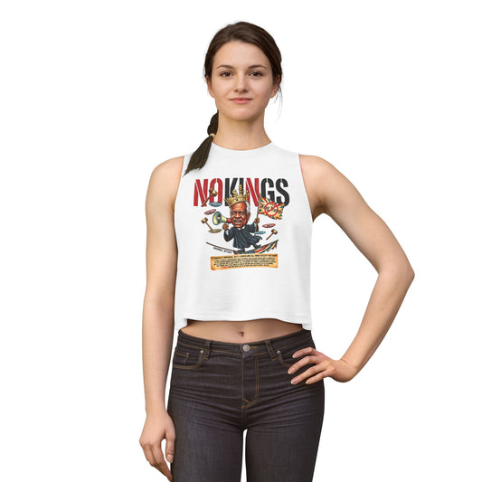 #NOKINGS Cropped Tank Top Featuring Justice Clarence Thomas by Printify