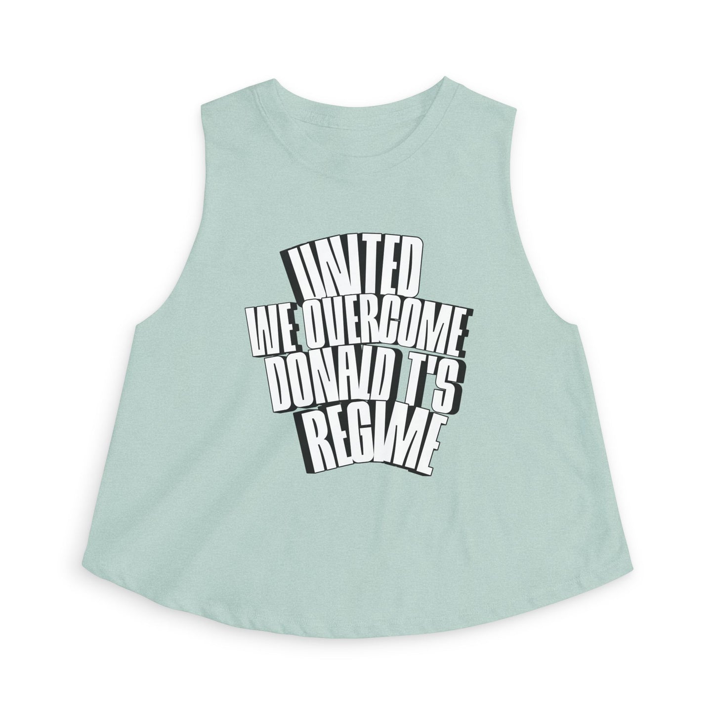 United We Overcome, Donald T's Regime Bold Protest Tank by Printify