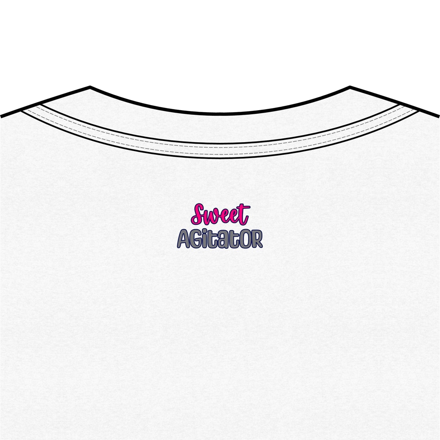 Sweet Agitator V-Neck Tee by Printify