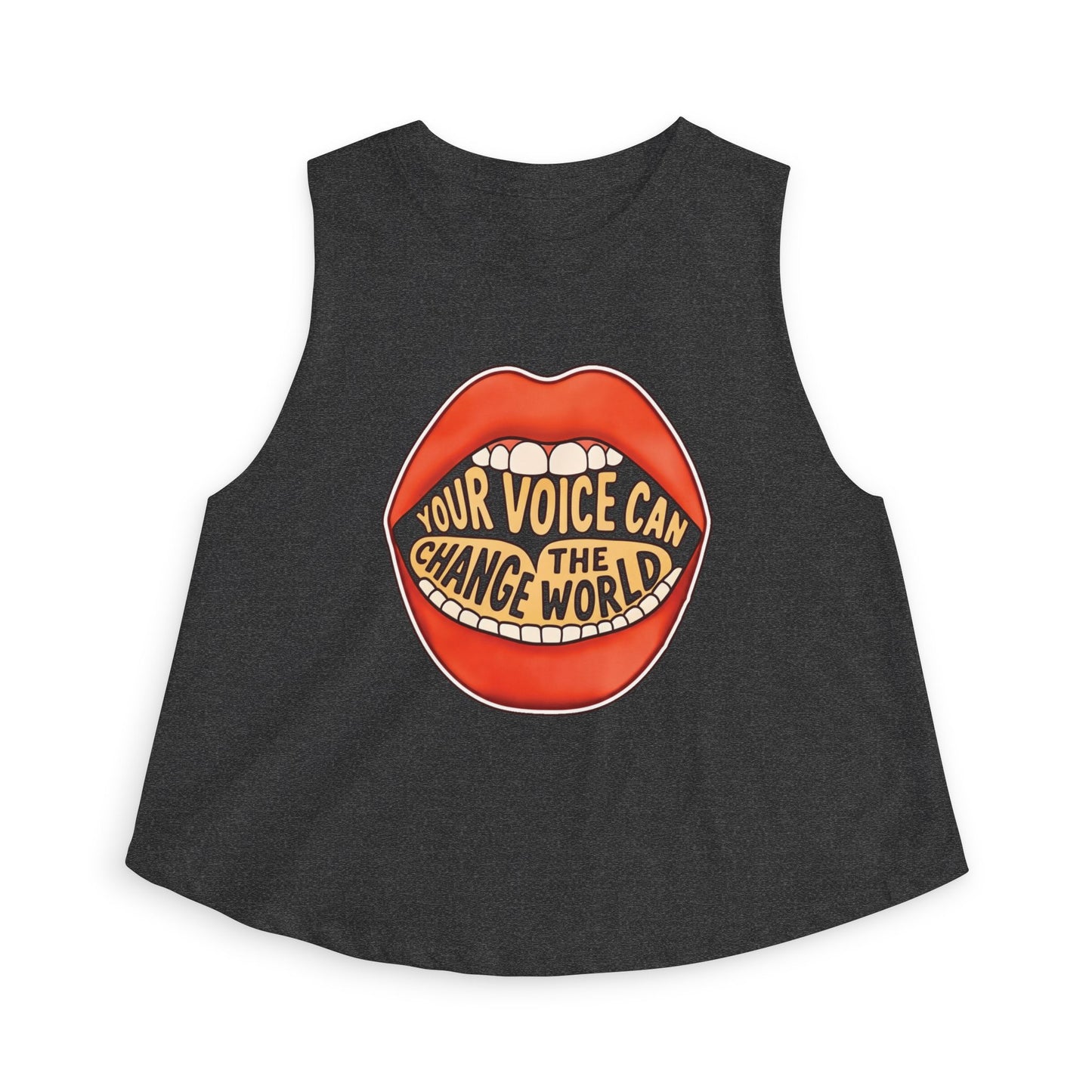Your Voice Can Change the World Crop Top by Printify