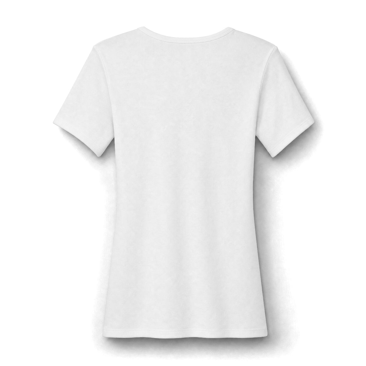 Women's V.I.T. Rib Scoop Neck Tee Layering Shirt by Printify