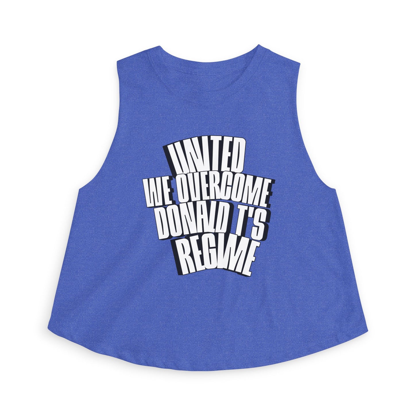 United We Overcome, Donald T's Regime Bold Protest Tank by Printify