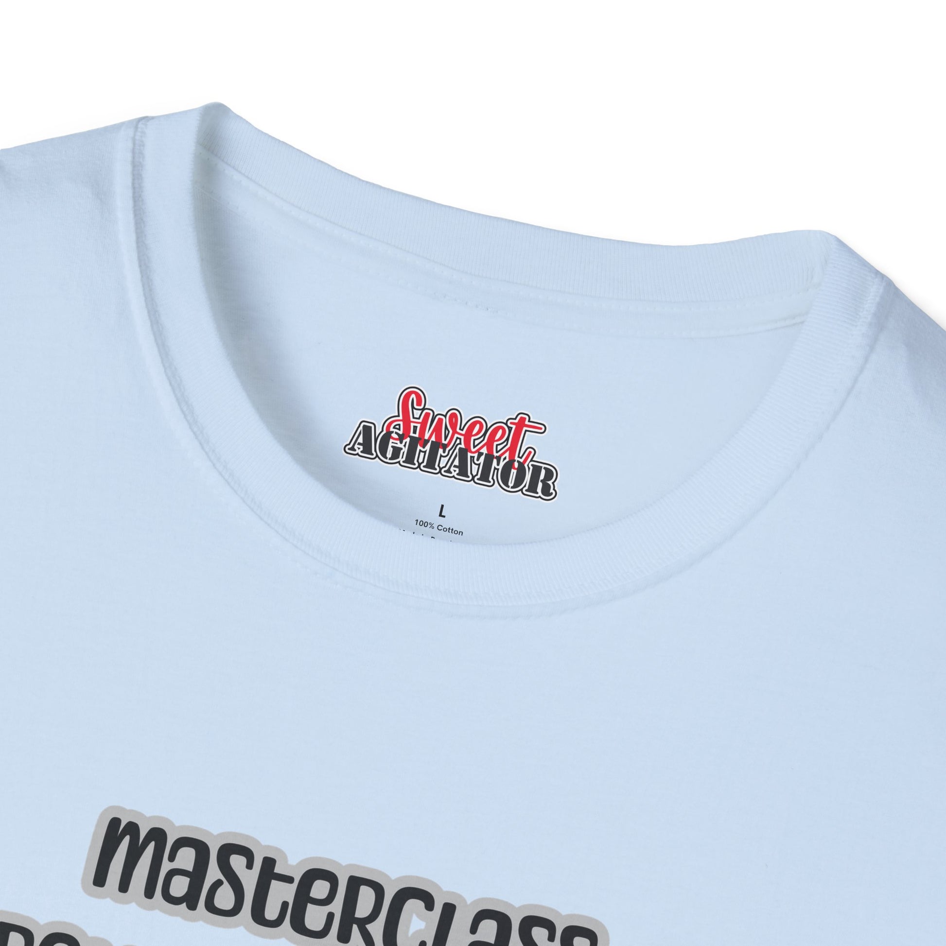 Graphic T-Shirt — "A Masterclass in Controlled Chaos" Political Cartoon Tee by Printify