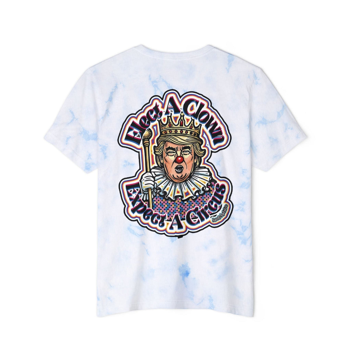 Fight A Clown Tie-Dye Tee by Sweet Agitator