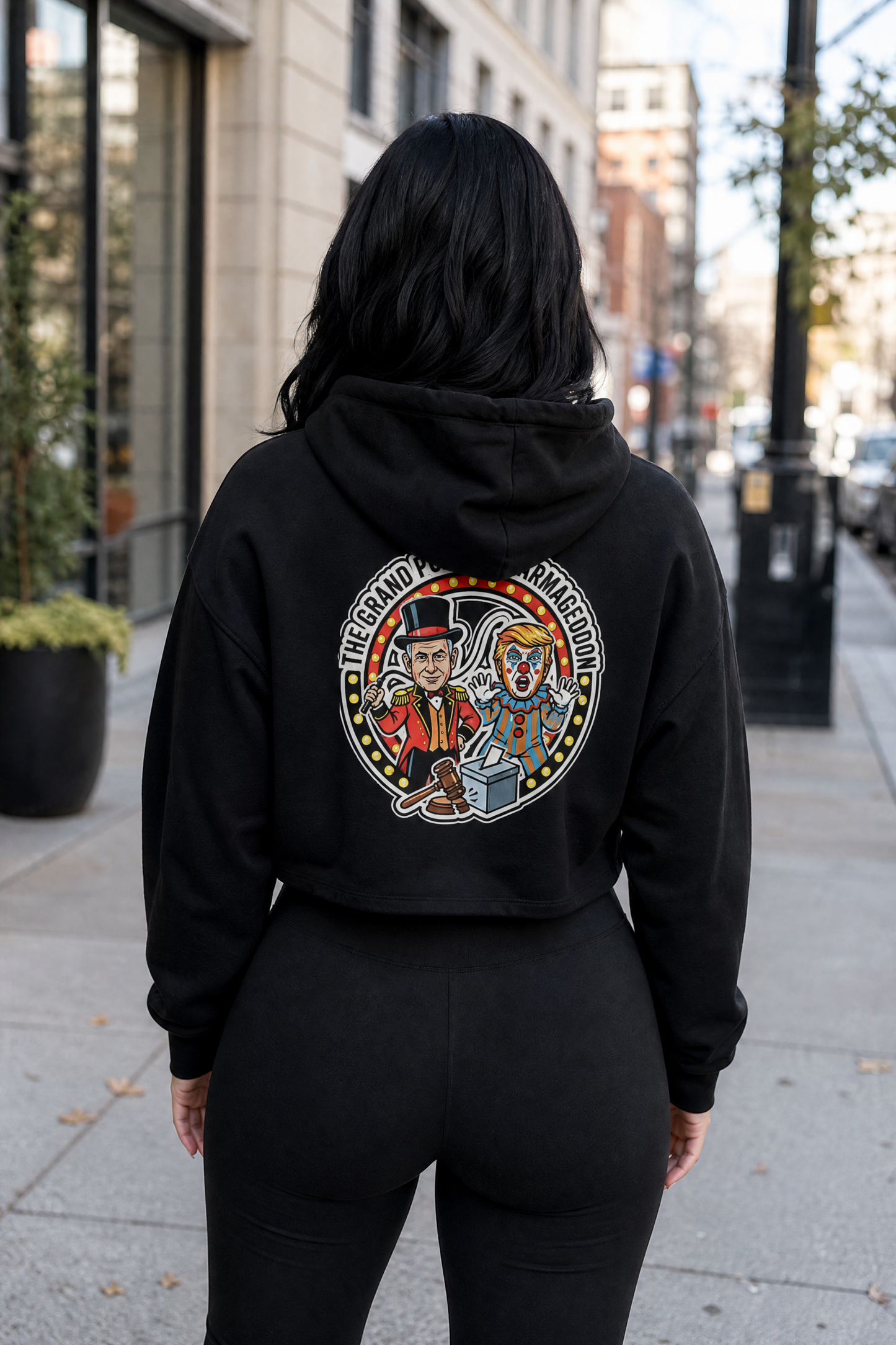 The Soft Circus Crop Hoodie by Sweet Agitator