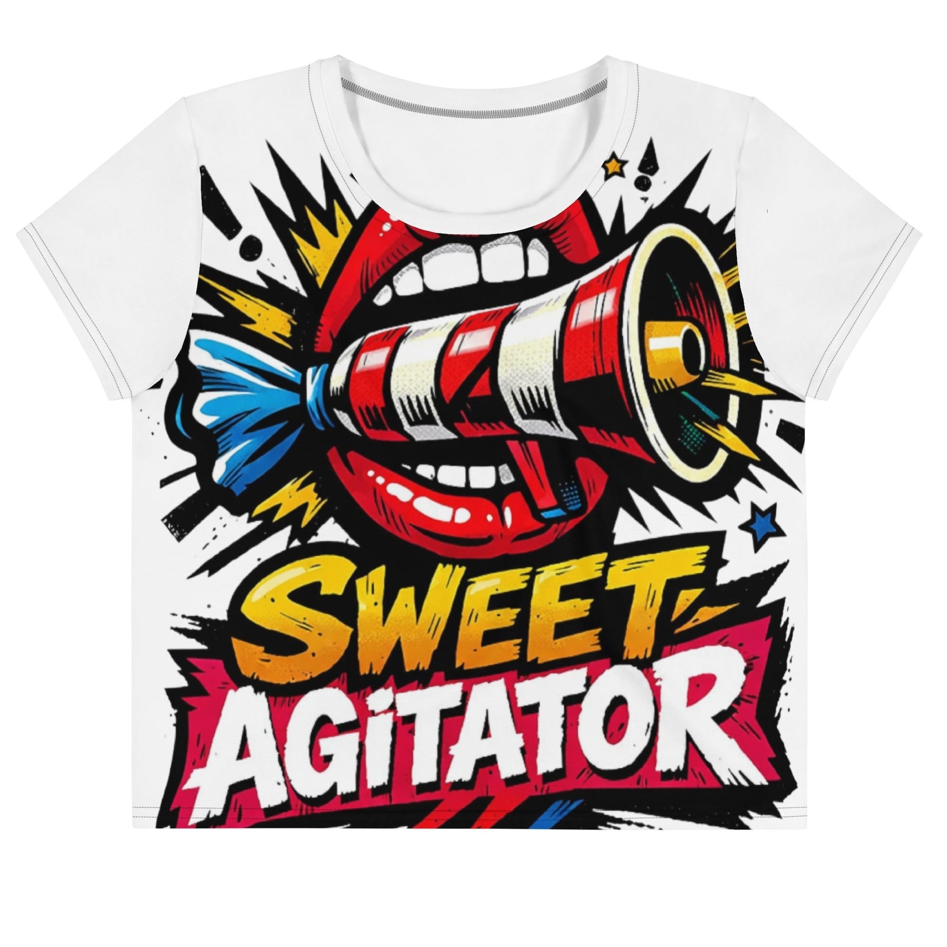 The Soft Circus Crop Tee — All-Over Edition by Sweet Agitator