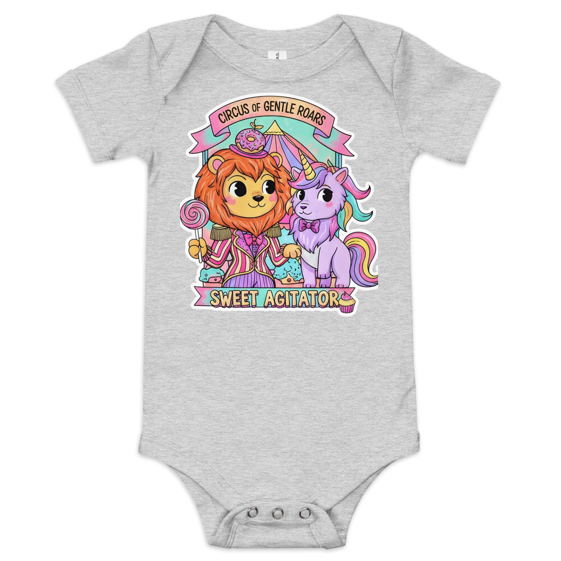 Baby short sleeve one piece by Sweet Agitator