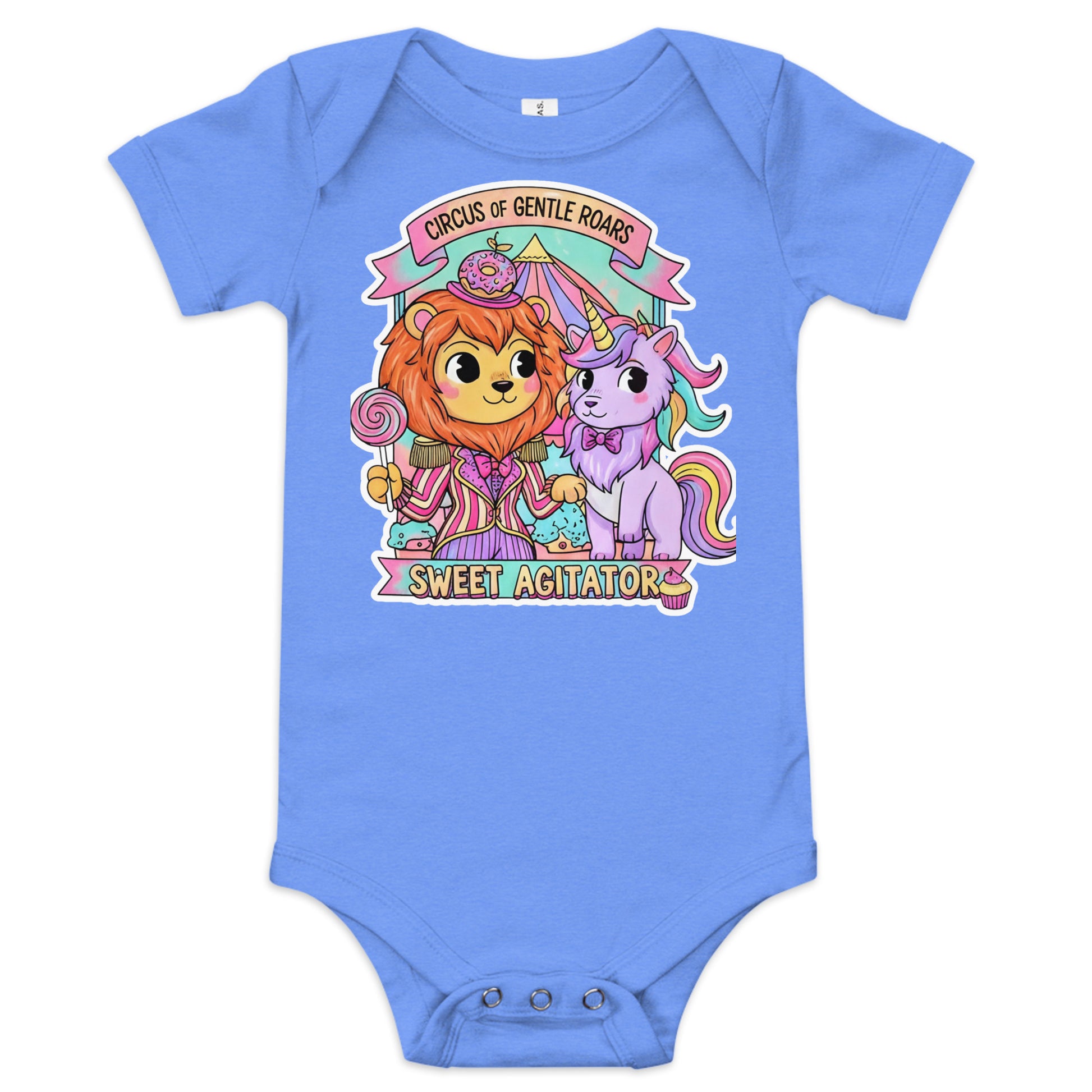Baby short sleeve one piece by Sweet Agitator