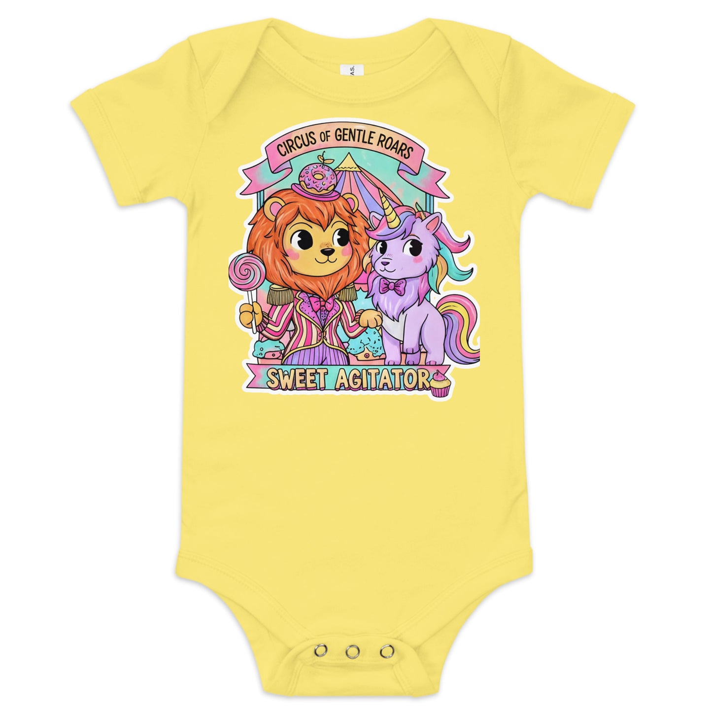 Baby short sleeve one piece by Sweet Agitator