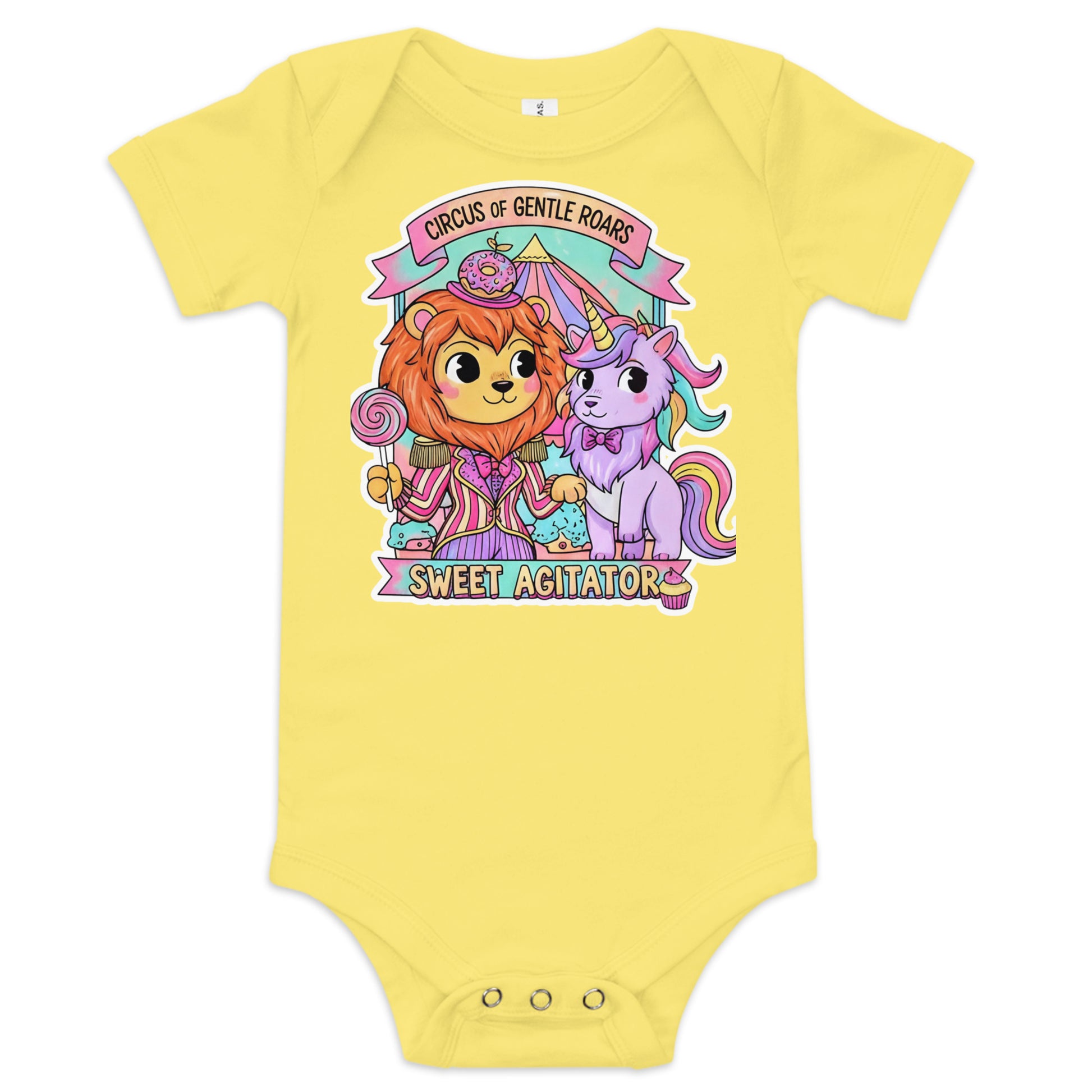 Baby short sleeve one piece by Sweet Agitator