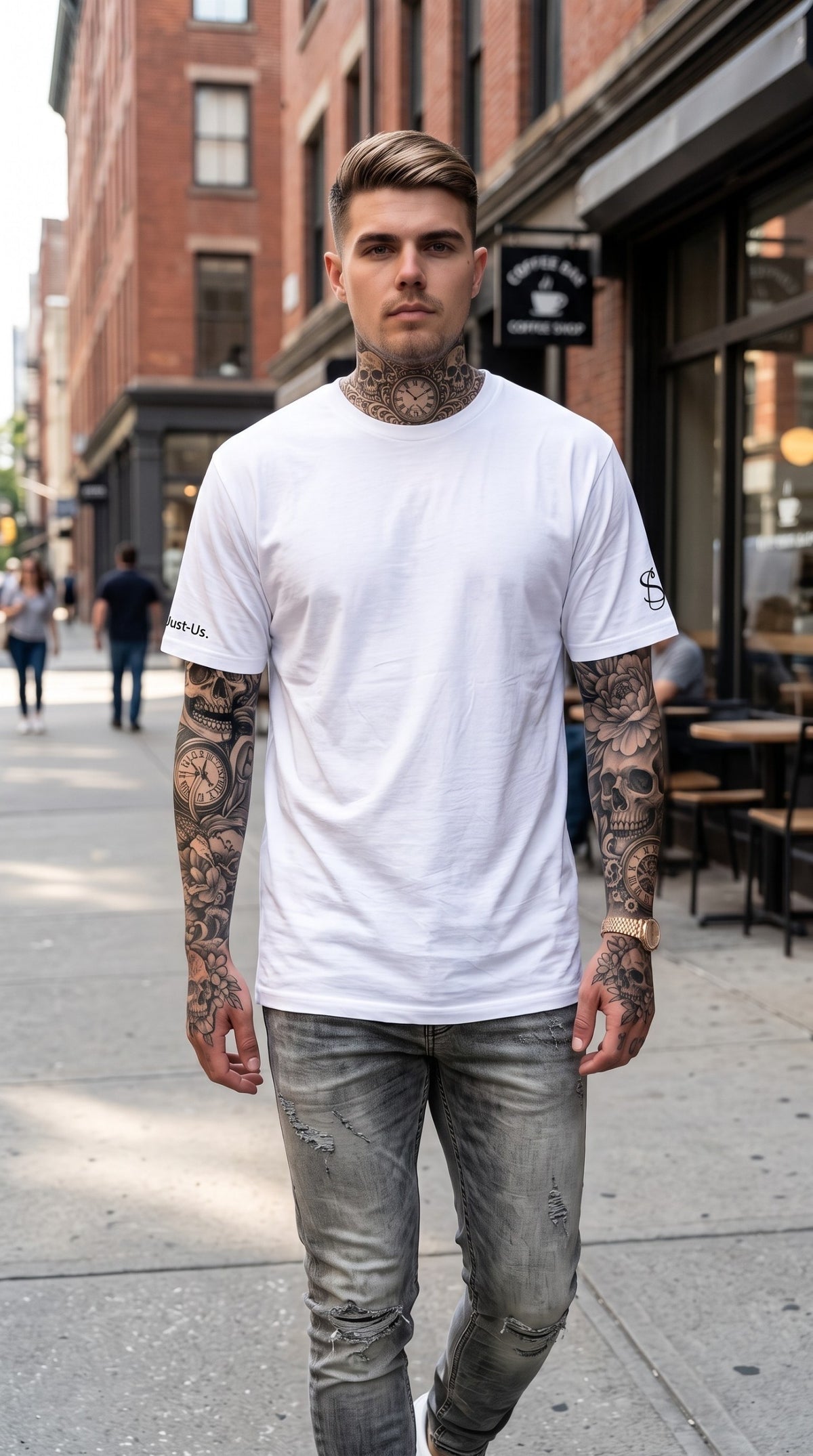 Just-Us? Men's Premium Tee by Sweet Agitator
