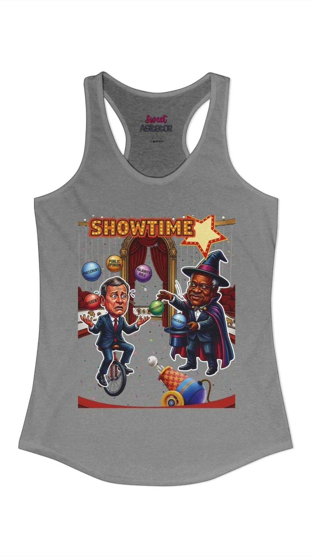 Justice's Roberts & Clarence Juggling Act Tank Top by Sweet Agitator