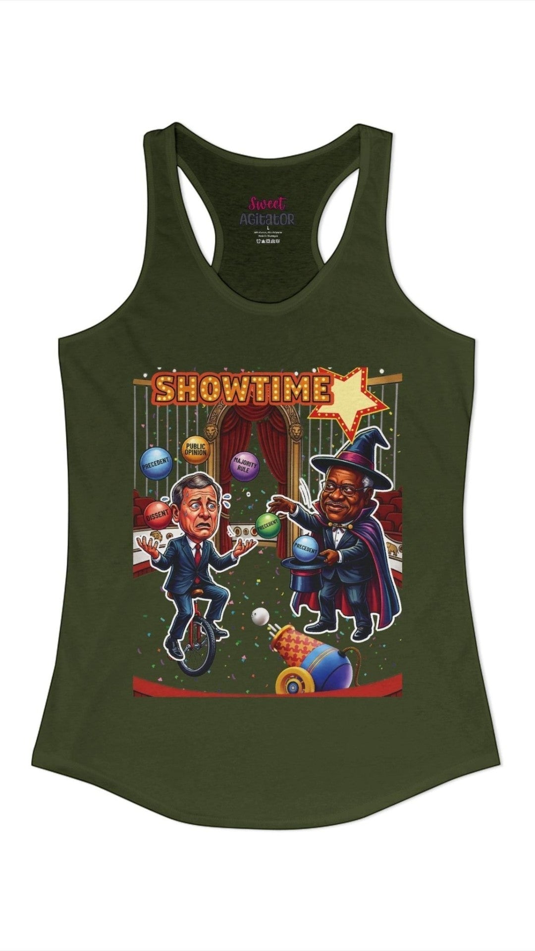 Justice's Roberts & Clarence Juggling Act Tank Top by Sweet Agitator