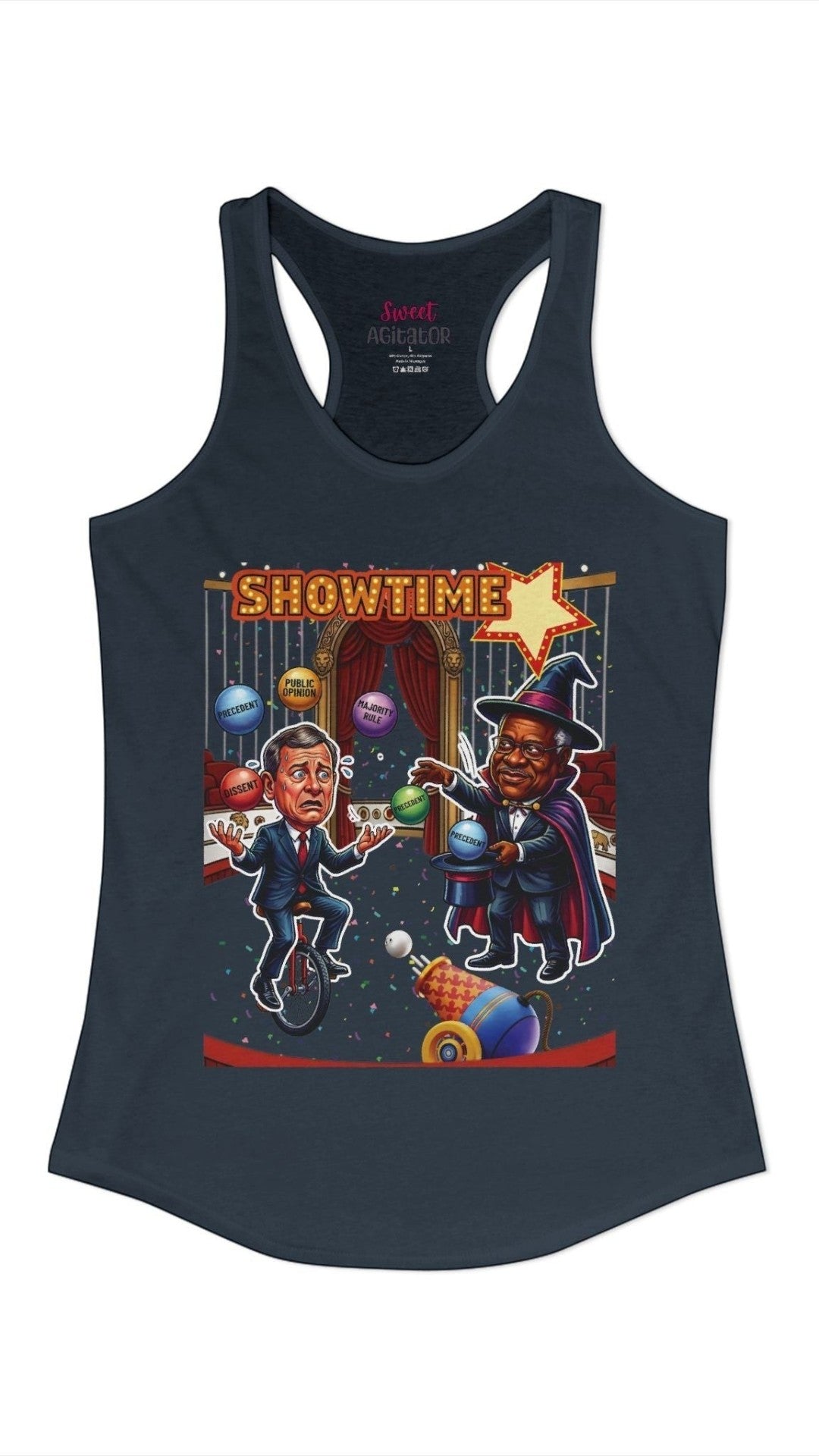 Justice's Roberts & Clarence Juggling Act Tank Top by Sweet Agitator