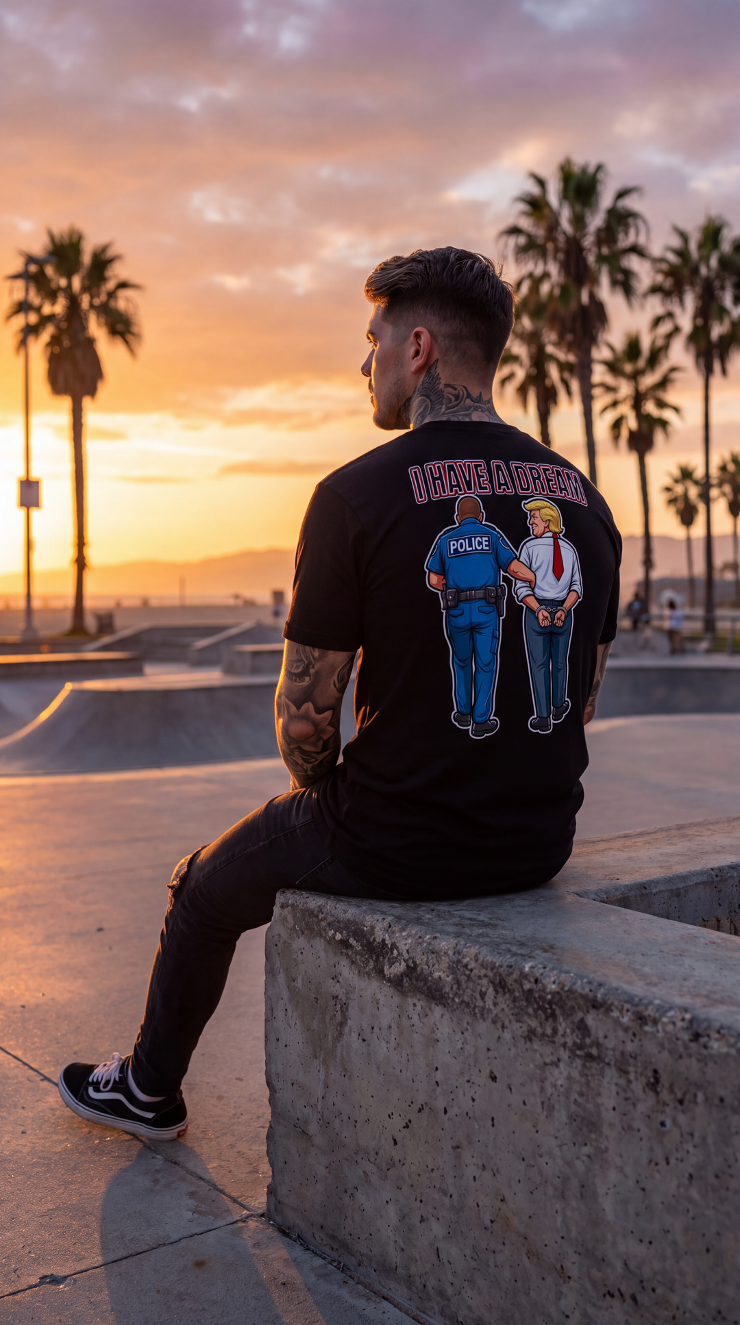 I Have a Dream — Arrest Trump Premium Tee by Sweet Agitator