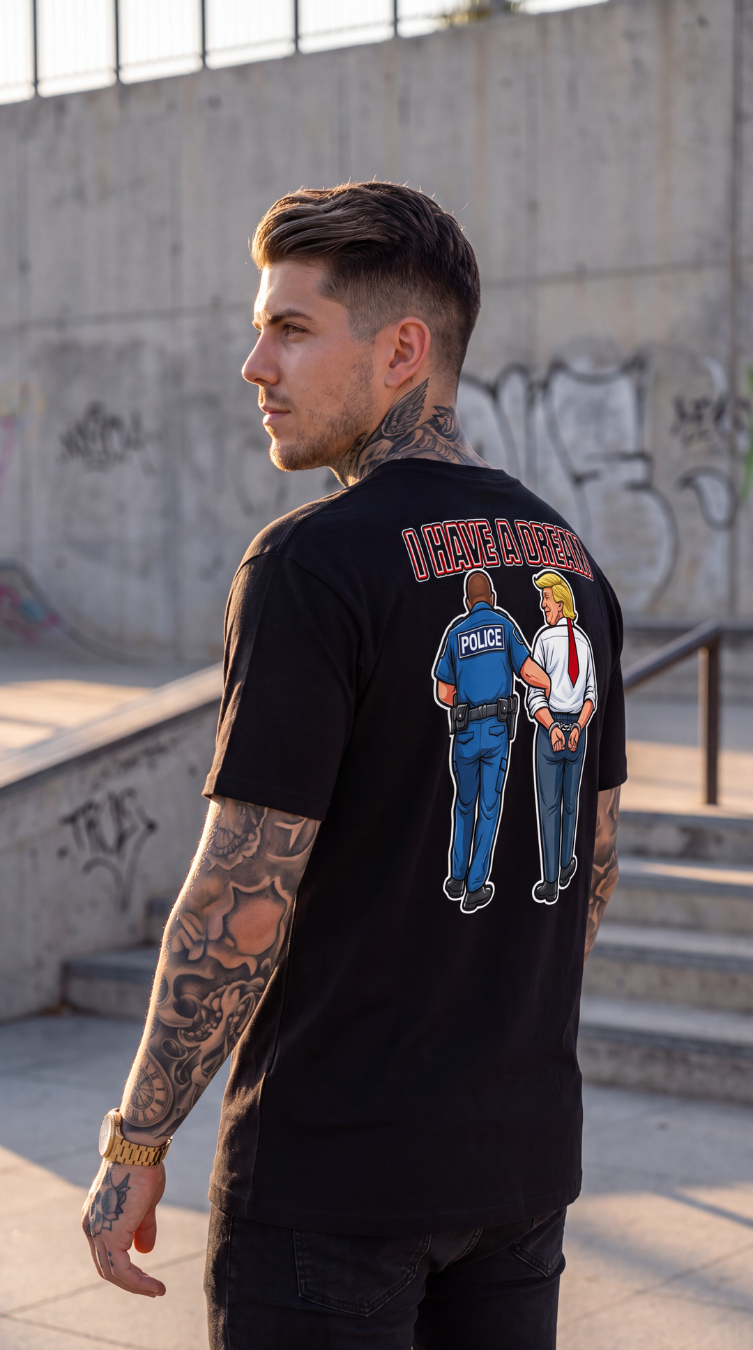 I Have a Dream — Arrest Trump Premium Tee by Sweet Agitator