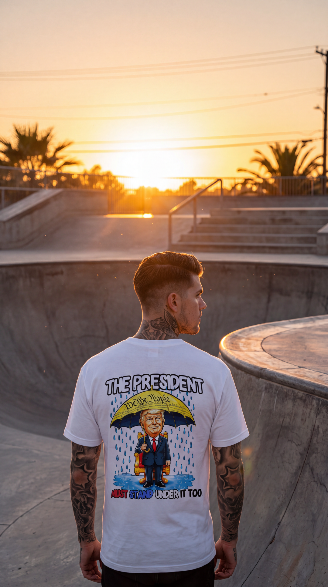 The President Constitution Graphic T-Shirt by Sweet Agitator