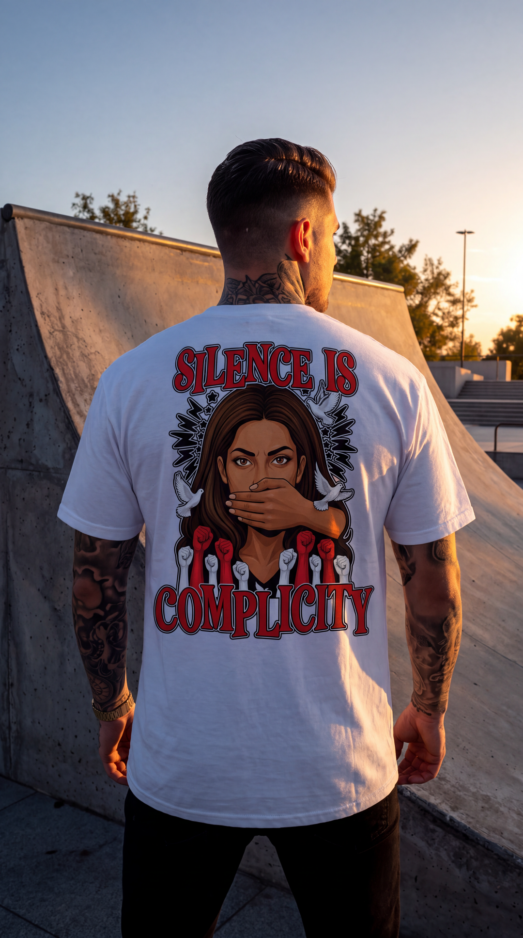 Silence Is Complicity Premium Tee by Sweet Agitator
