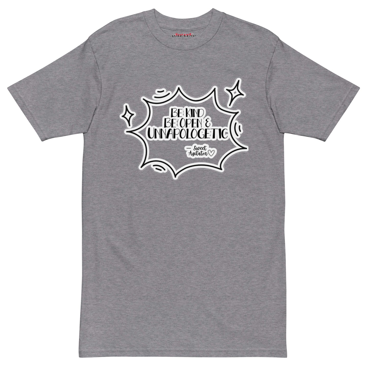 Men’s premium heavyweight tee by Sweet Agitator