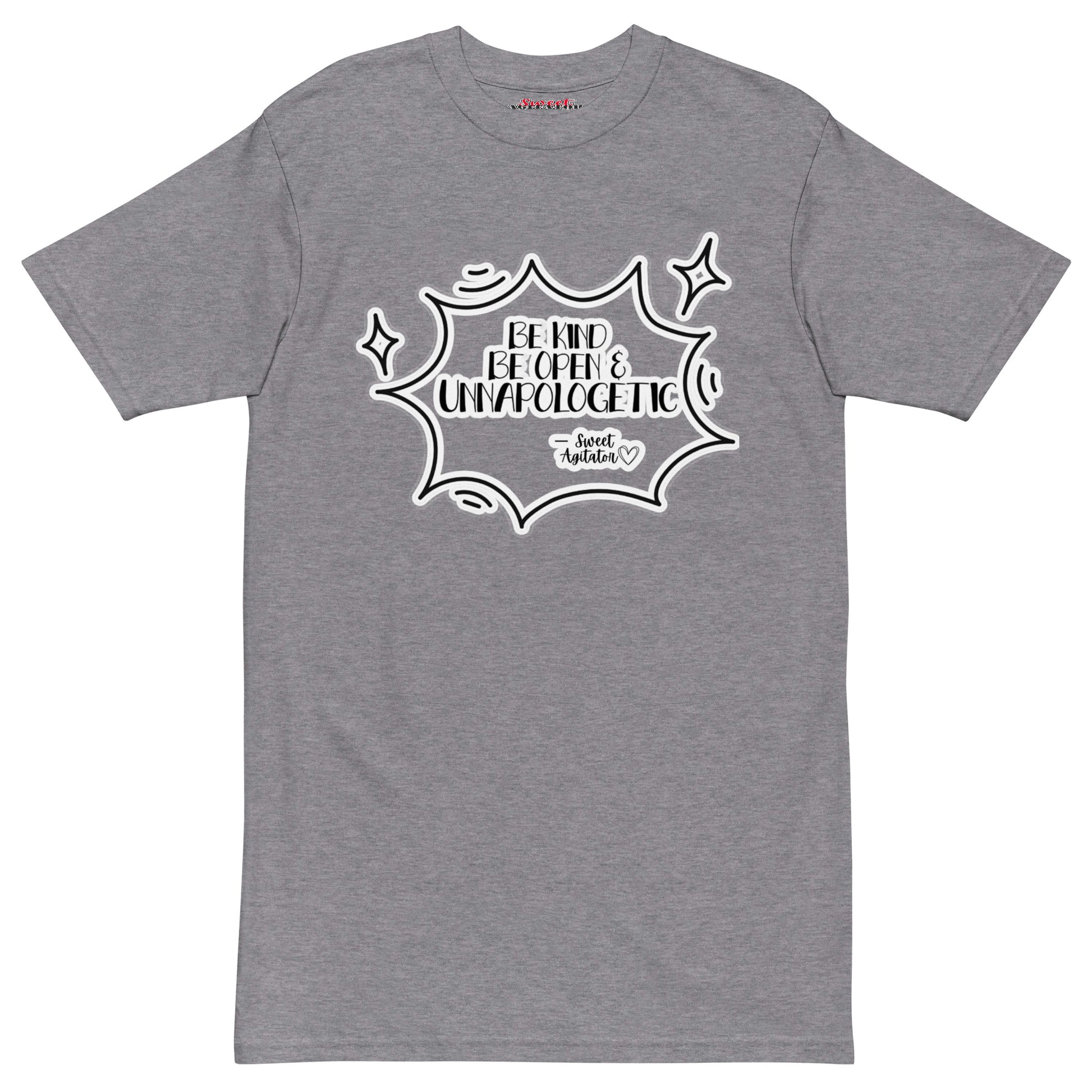 Men’s premium heavyweight tee by Sweet Agitator
