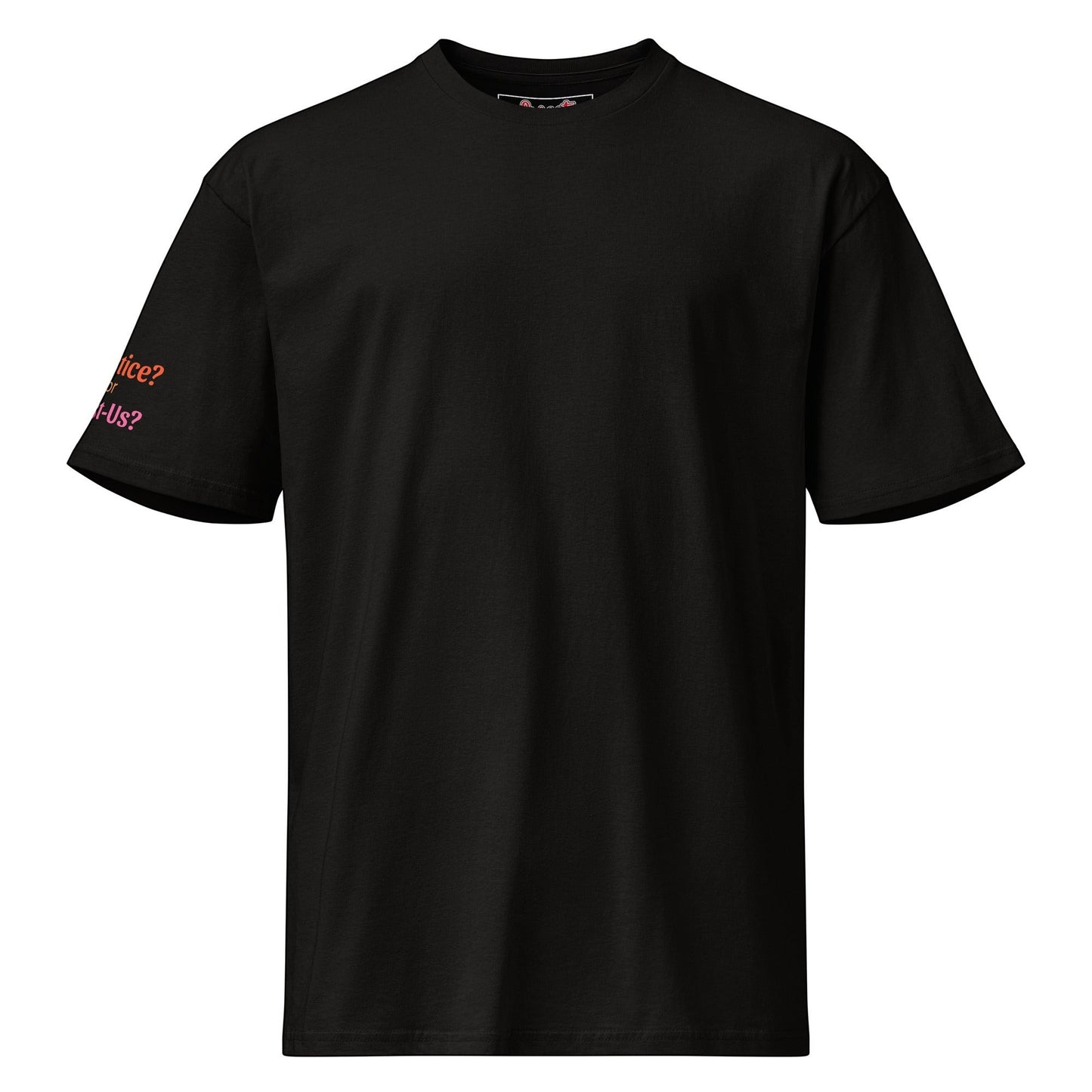Justice or Just-Us? Men's Premium Short Sleeve Tee Everyday Wear JU-SS01 by Sweet Agitator