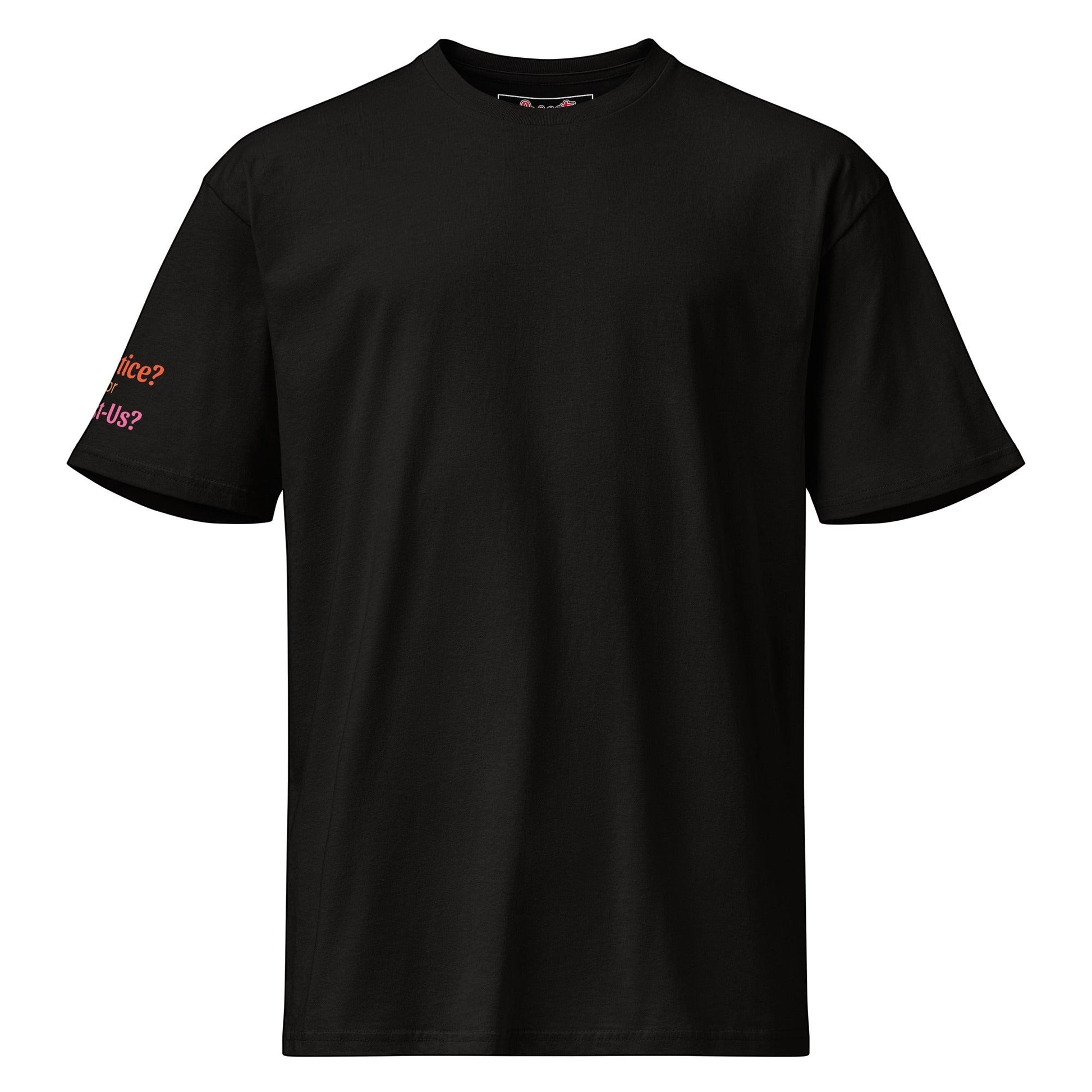 Justice or Just-Us? Men's Premium Short Sleeve Tee Everyday Wear JU-SS01 by Sweet Agitator