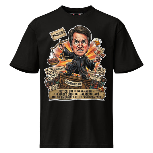 #NOKINGS Premium Short Sleeve Tee Featuring Justice Brett Kavanaugh by Sweet Agitator