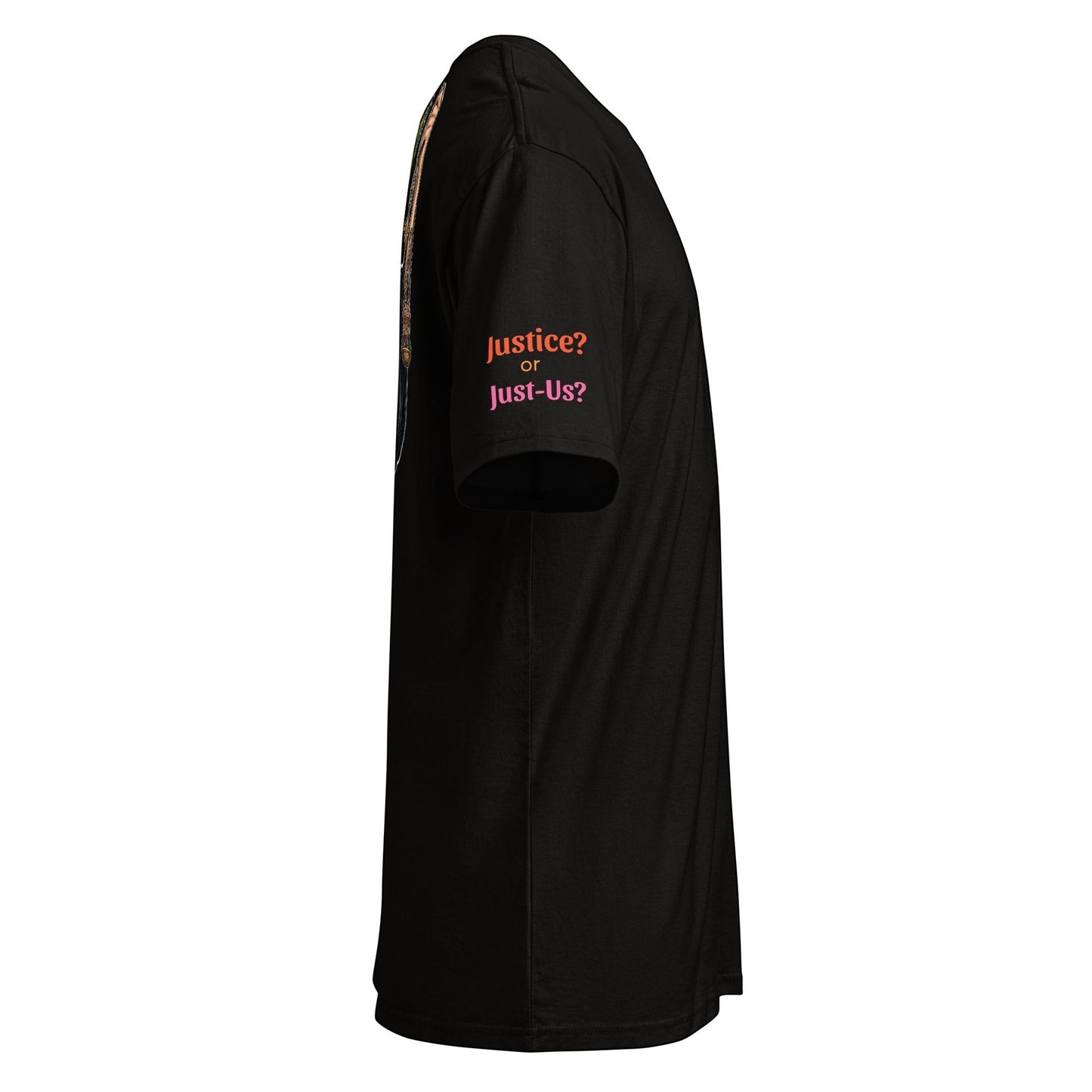 Justice or Just-Us? Men's Premium Short Sleeve Tee Everyday Wear JU-SS01 by Sweet Agitator