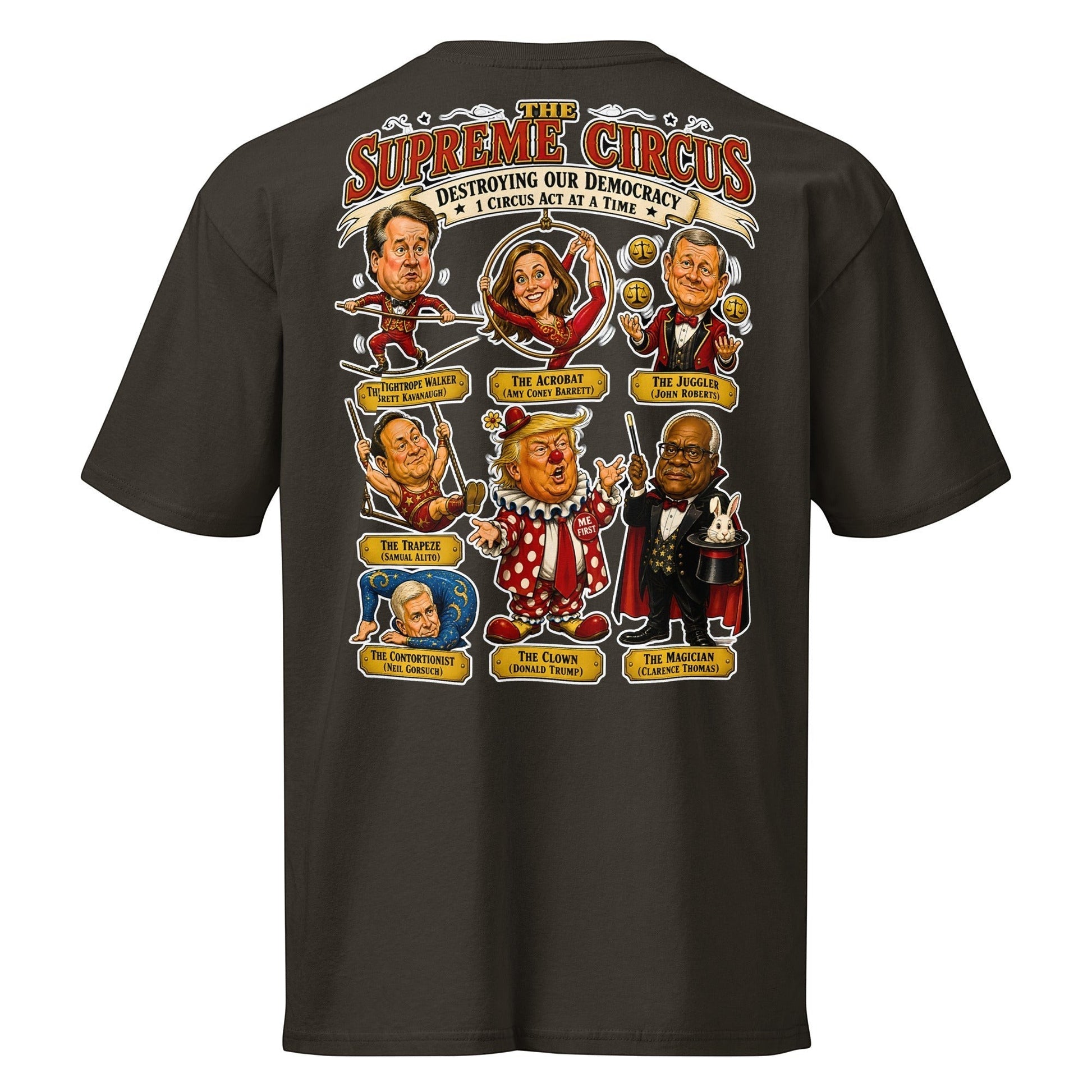 Supreme Circus 1 Act At A Time Short Sleeve Tee For Men Everyday Wear by Sweet Agitator