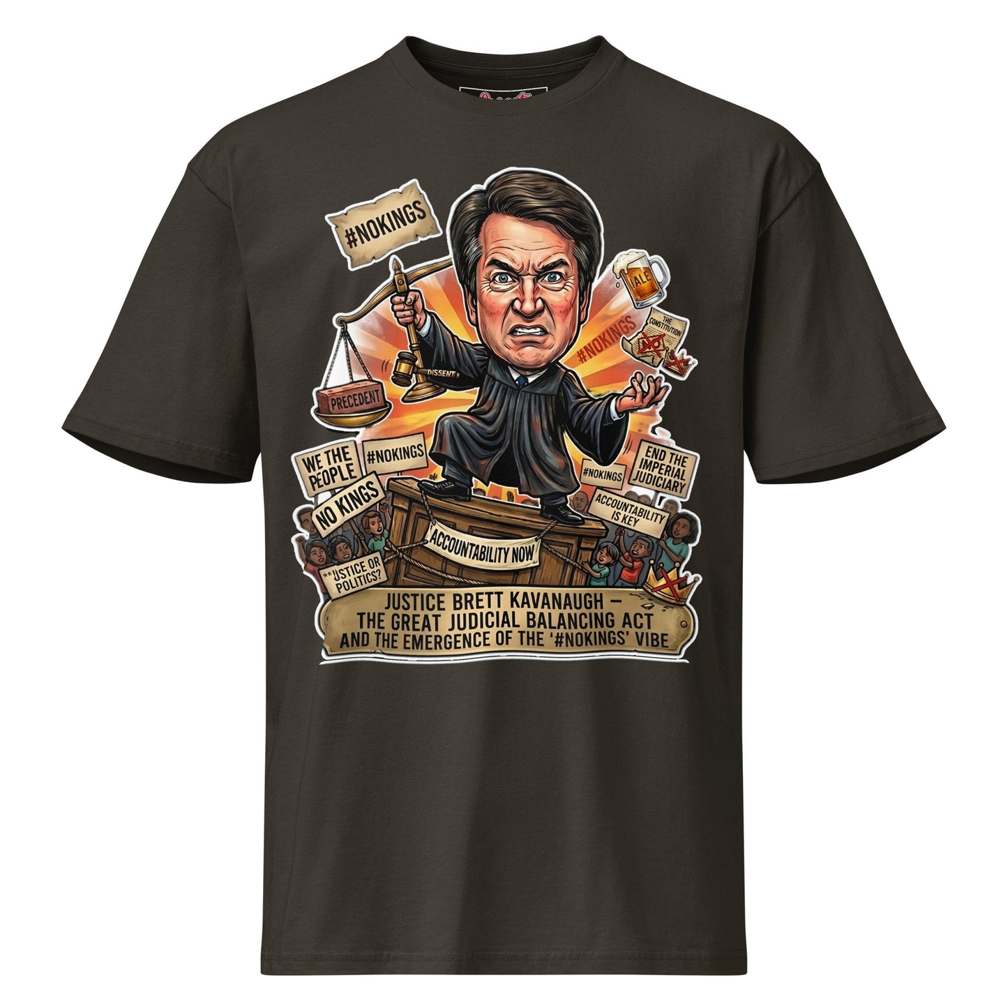 NOKINGS Short Sleeve Tee For Everyday Wear Kavanaugh Edition by Sweet Agitator