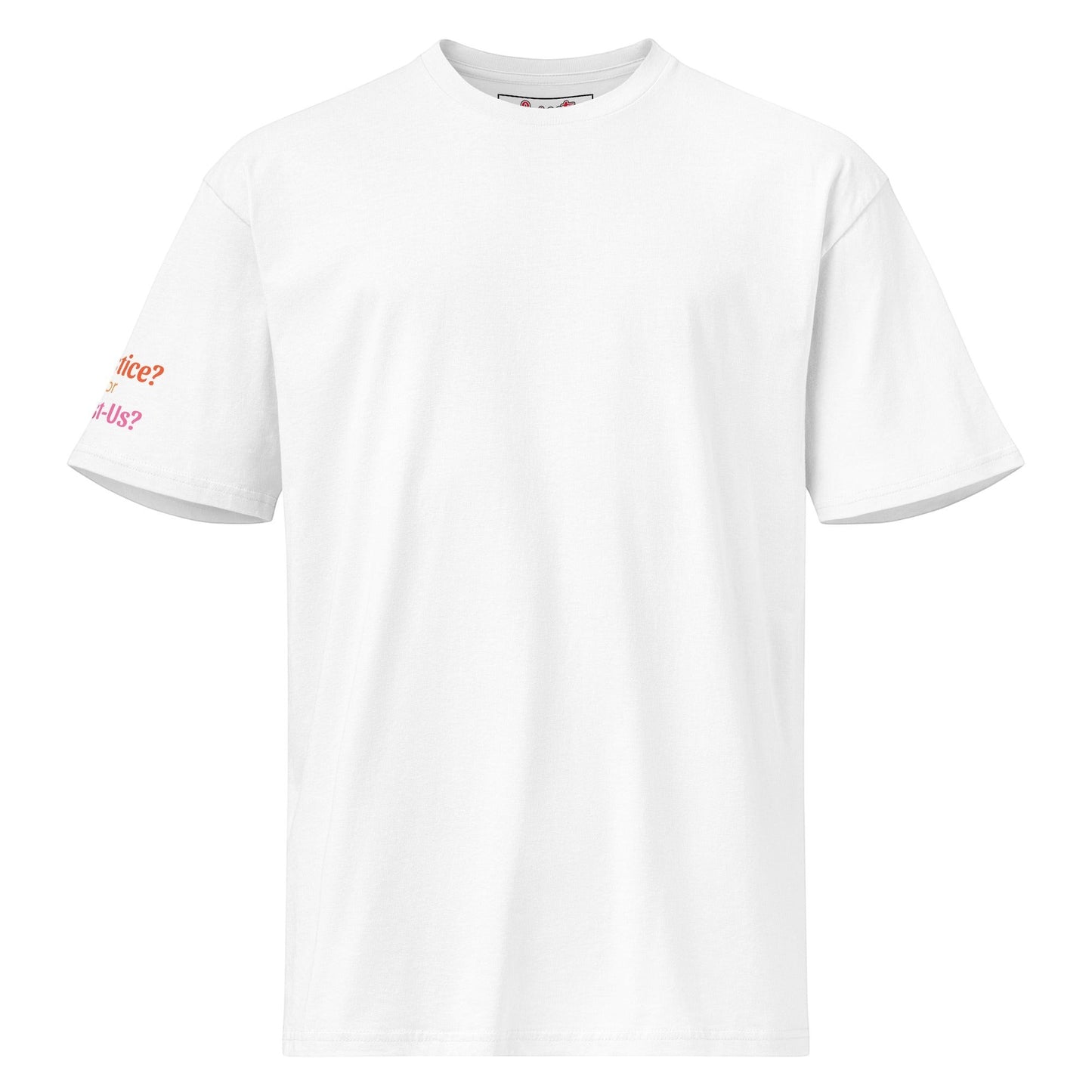 Justice or Just-Us? Men's Premium Short Sleeve Tee Everyday Wear JU-SS01 by Sweet Agitator