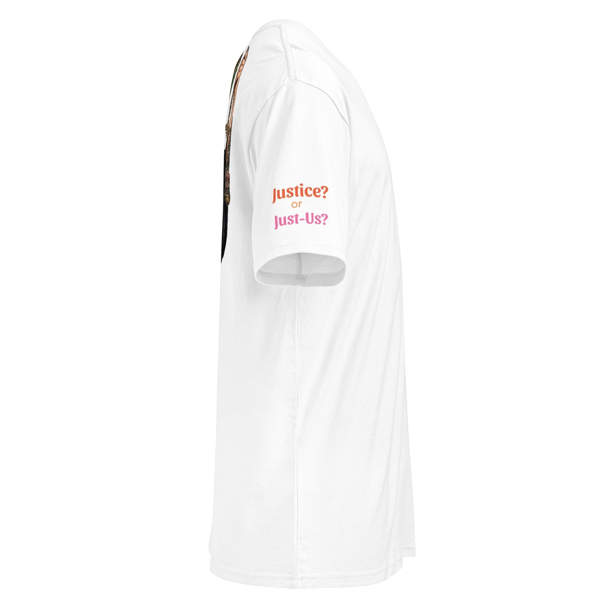 Justice or Just-Us? Men's Premium Short Sleeve Tee Everyday Wear JU-SS01 by Sweet Agitator