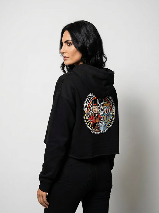 The Soft Circus Crop Hoodie by Sweet Agitator