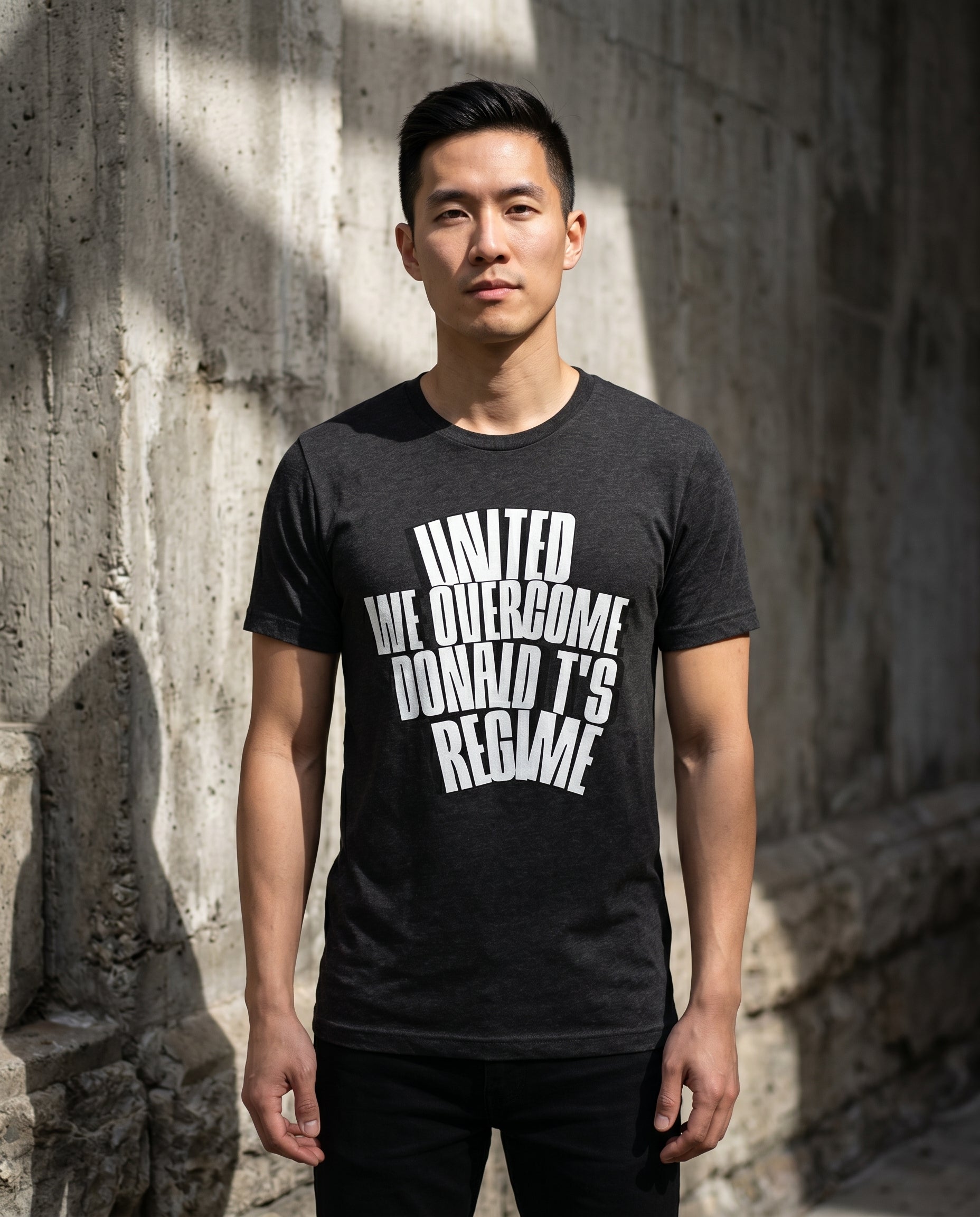 Overcome The Regime Unisex T Shirt OTR01 Cotton Comfort Everyday Wear by Sweet Agitator