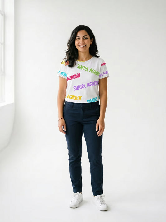 The Soft Circus Cut & Sew Crop Tee by Sweet Agitator