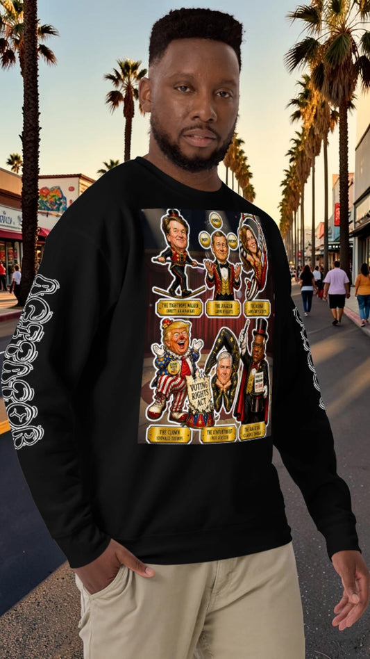 Voting Rights Circus Pullover by Sweet Agitator